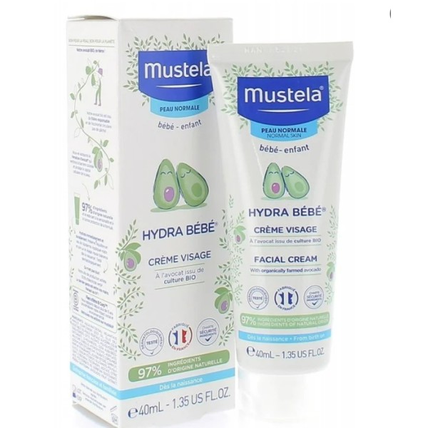 Mustela hydra bebe creme visage 40 ml