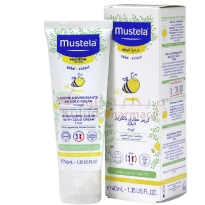 Mustela peau sèche crème nourrissante au cold cream 40ml