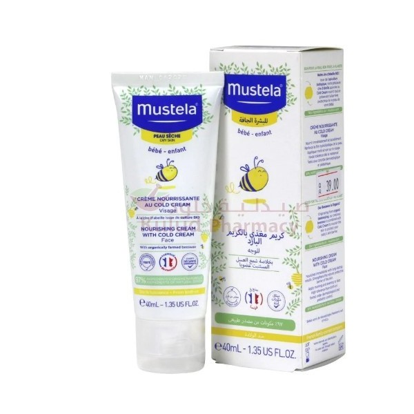 Mustela peau sèche crème nourrissante au cold cream 40ml