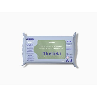 Mustela lingettes nettoyantes a l’avocat bio *60 lingettes