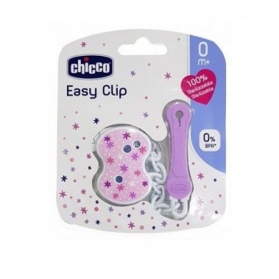 Chicco attache sucette rose