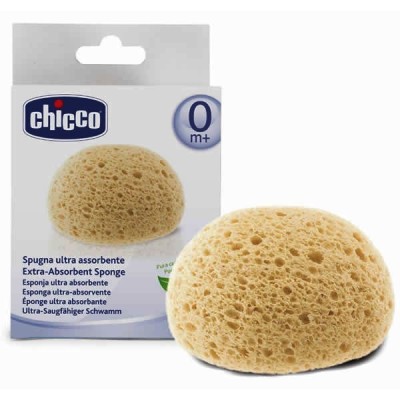 Éponge ultra-absorbante Chicco – Douceur naturelle pour bébé