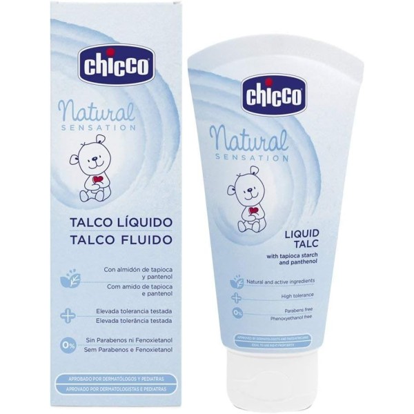 CHICCO NATURAL SENSATIONS – TALC LIQUIDE-100ML
