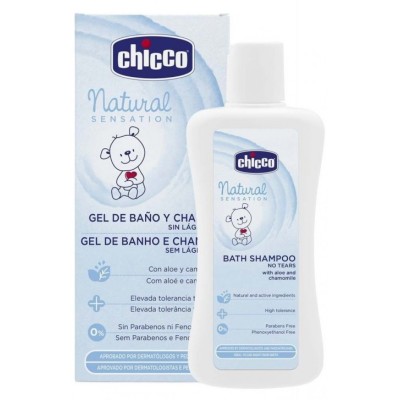 Chicco shampooing et douche natural sensation 200 ml