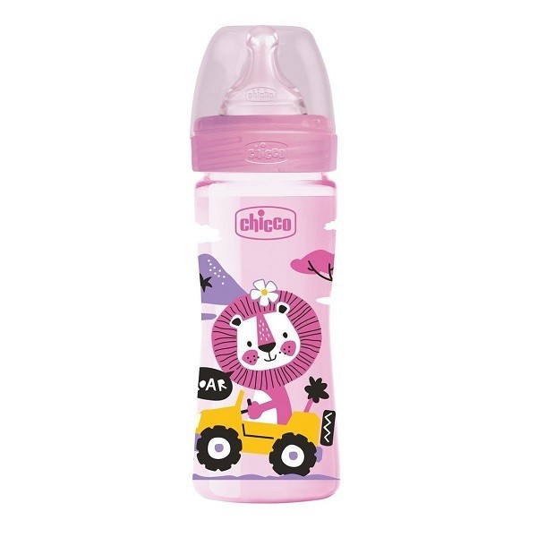 Chicco Biberon en plastique 250 ml girl