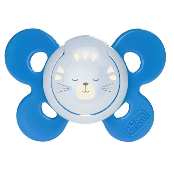 CHICCO SUCETTE CONFORT BLEU SILICONE 6M-12M