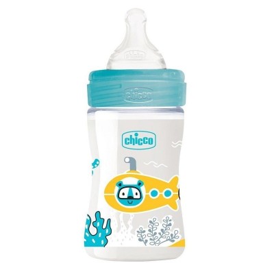 Chicco biberon en classique bleu 150ml