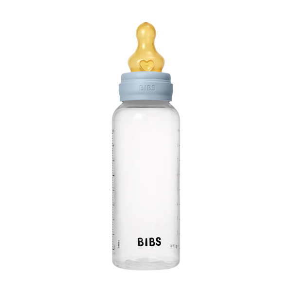 BIBS BIBERON BOTTLE LATEX MEDIUM FLOW BABY