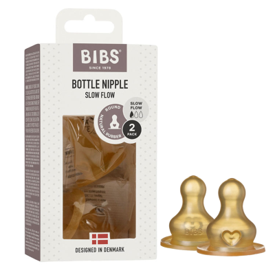 Tétines Biberon BIBS Rondes – Lot de 2