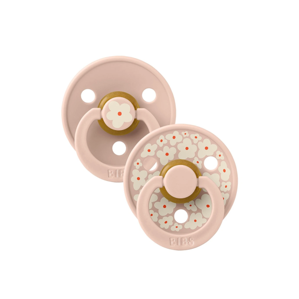 BIBS NATURAL RUBBER Lot de 2 Taille 1 (0+ mois)