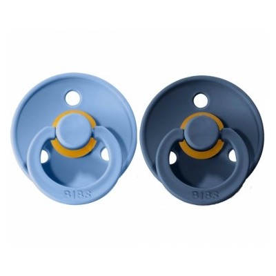 BIBS PACIFIER size 1 Sky Blue et Steel