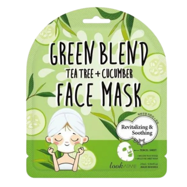 Look At Me Masque Visage Green Blend Tea Tree + cucumber