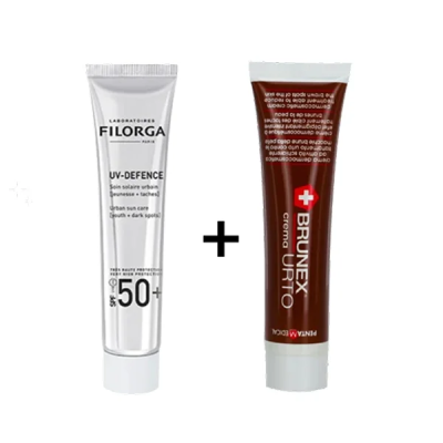 FILORGA ECRAN UV DEFENCE SPF50+ 40ML+BRUNEX URTO CREME DEPIGMENTANTE 30ML